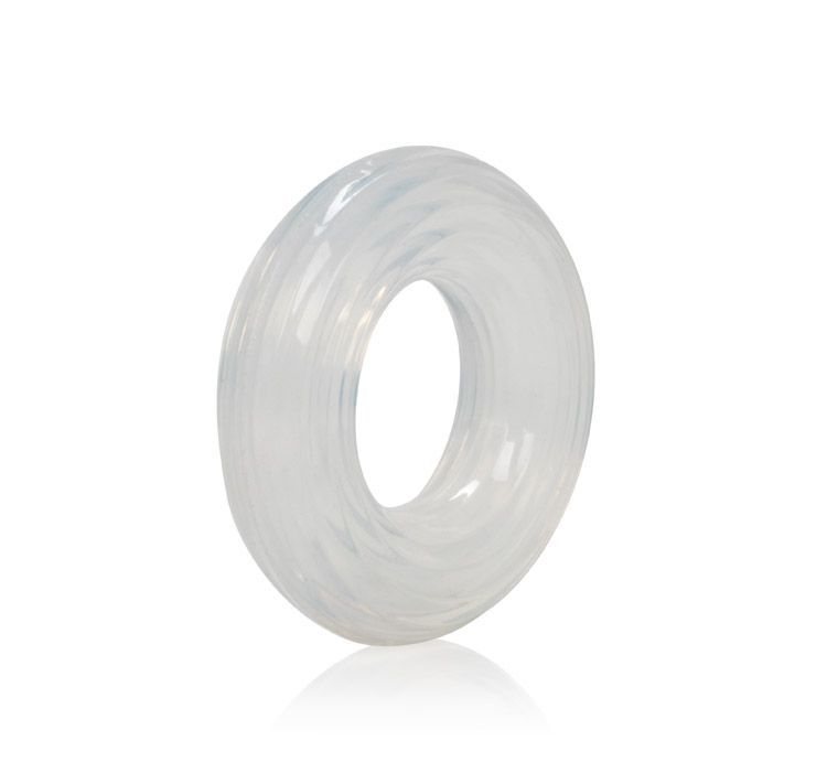 Please your lover all night long with the Premium Silicone R... CEN - Premium Silicone Ring Large - Clear photo-2