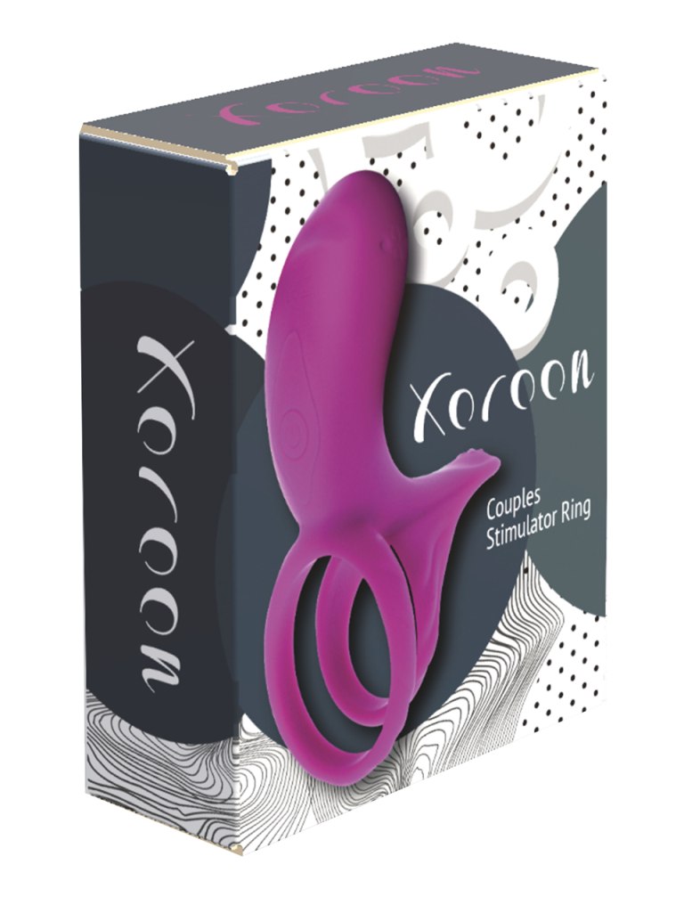 Xocoon - Couples Stimulator Ring - Purple photo-7