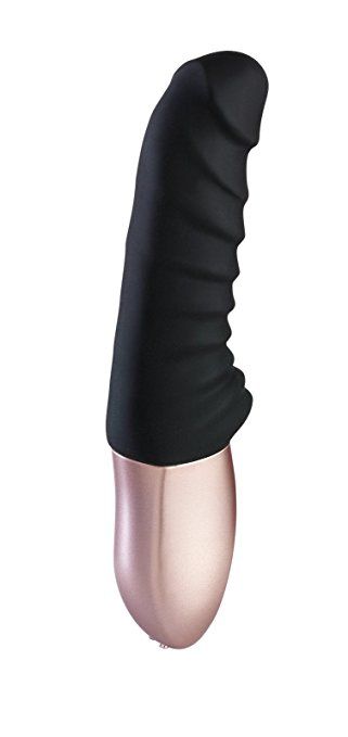 The SEMILINO is a distinctively shaped MiniVIBRATOR that uni... Fun Factory - Vibe Semilino - Black photo-2