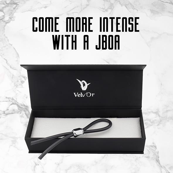 The JBoa by Velv’Or is a fully adjustable penis ring designe... Velv'Or - JBoa 305 Adjustable Cock Ring - Black photo-5