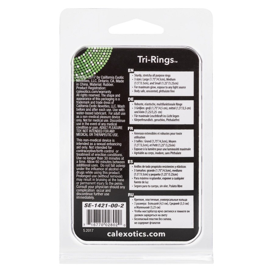 Take your intimate pleasure to new heights with the exotic T... CEN - Tri-Rings - White photo-7