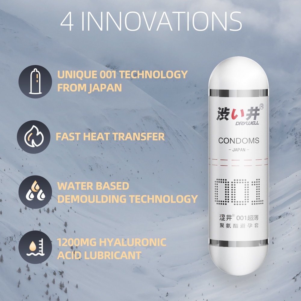 Drywell - 聚氨酯膠囊型避孕套 7個裝 照片-3