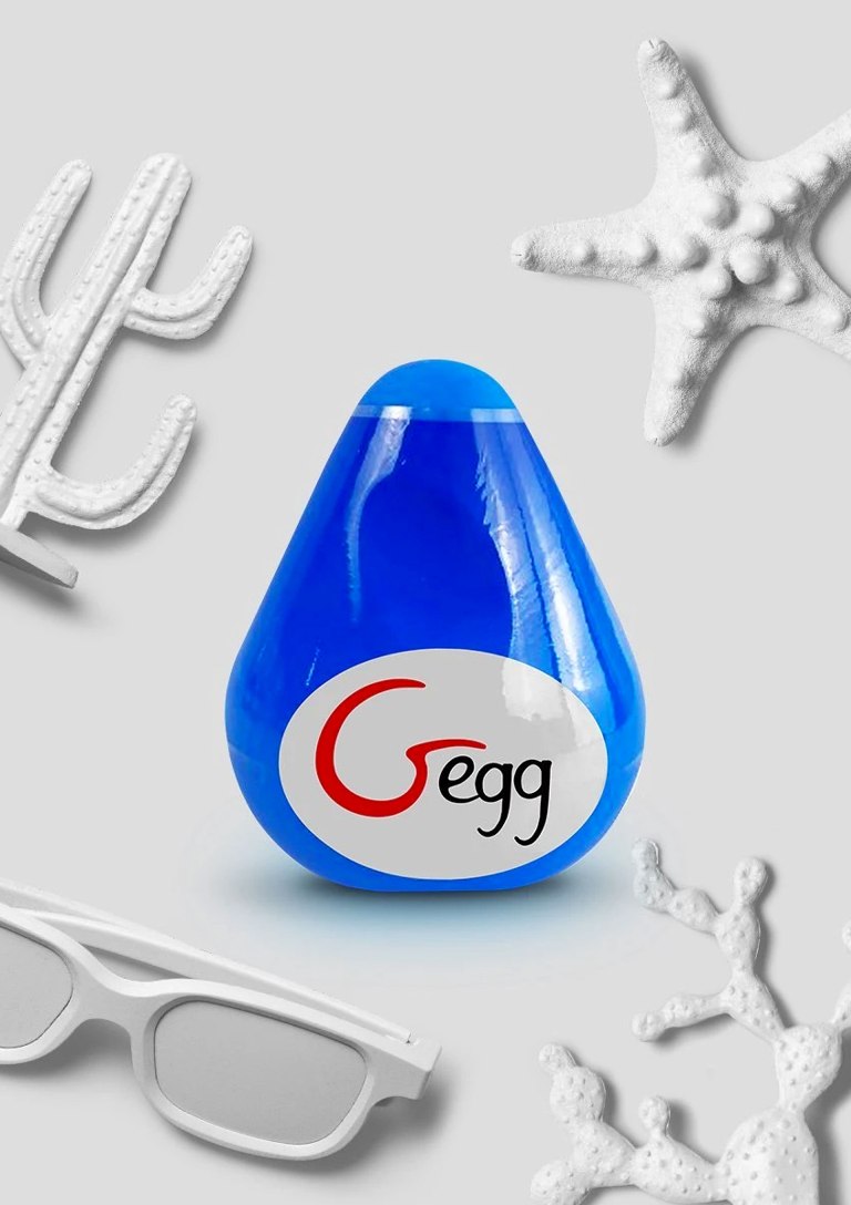 Gvibe Gegg is a premium TPE reusable egg masturbator designe... Gvibe - G-Egg Masturbator - Blue photo-4