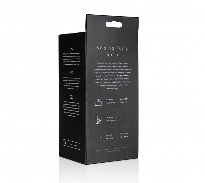 Do you want even more sensitivity and stimulation? Then go f... Saiz - Vagina Pump Basic - Black photo-3