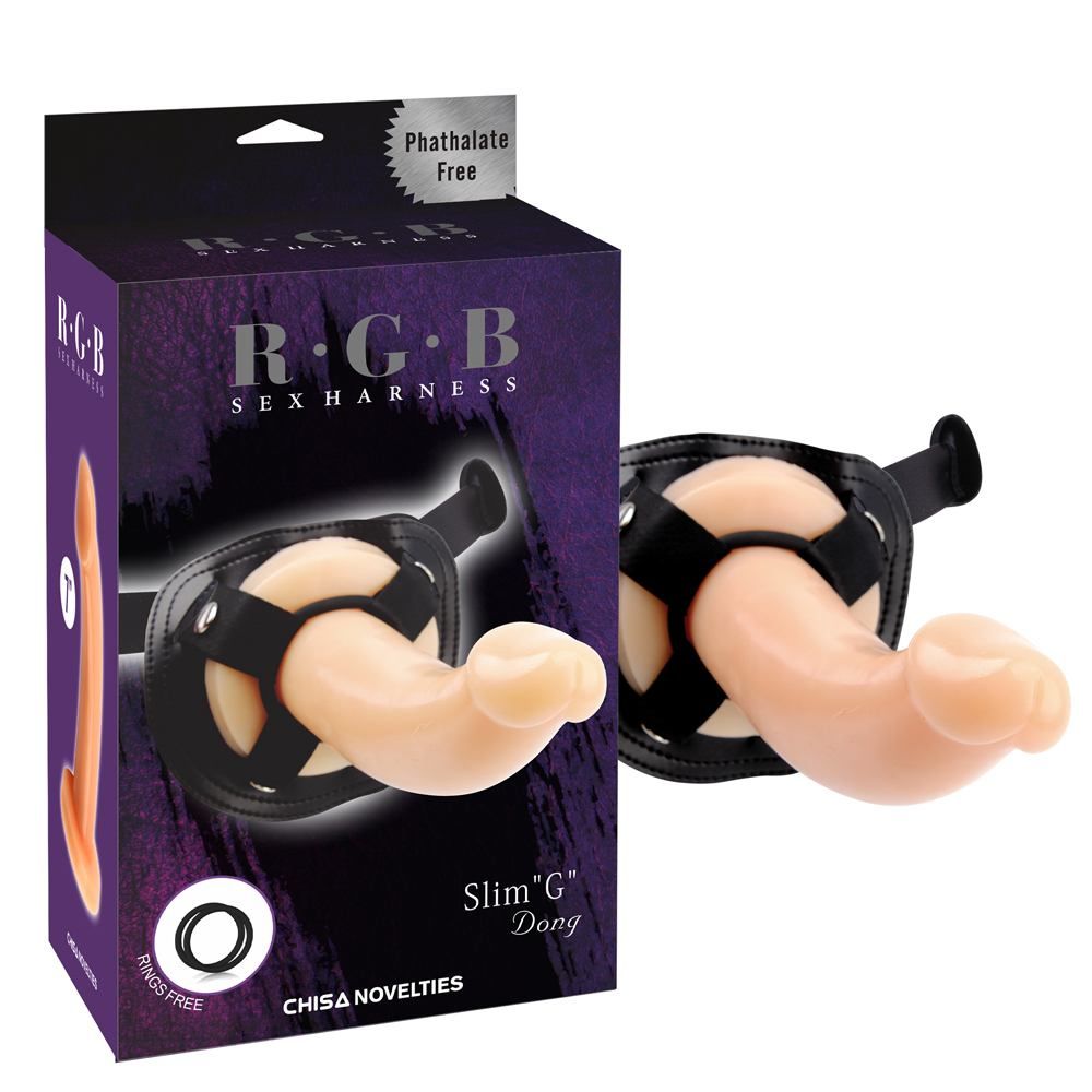 Material:40% PVC, 60% Nylon, T-Skin
Product Size:19c... Chisa - Slim G 7″ Dong w/ Strap-on photo-5