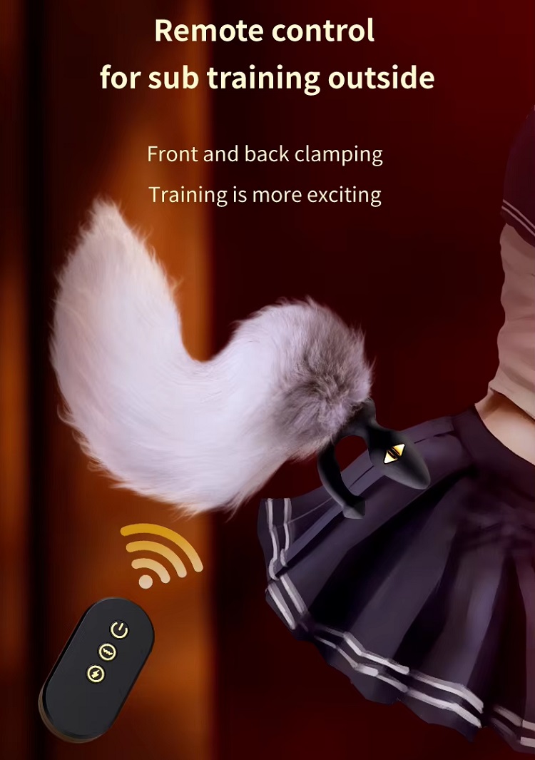 Sevanda - Weasel Estim Vibro Tail Plug - White 照片-3