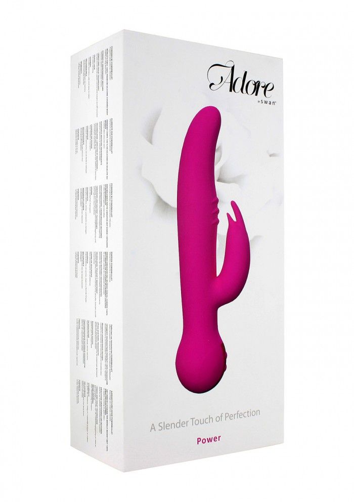 Adore Power is for those who enjoy intense pleasure in all w... Swan - Adore Power Vibrator - Pink photo-6
