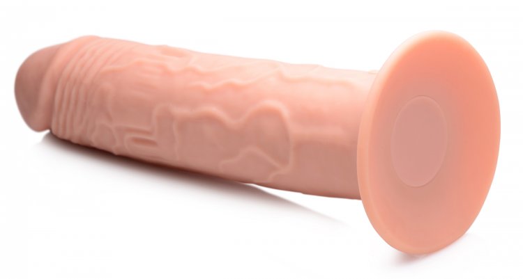 Thump It - 7X Remote Control Thumping Vibro Dildo - Skin photo-8