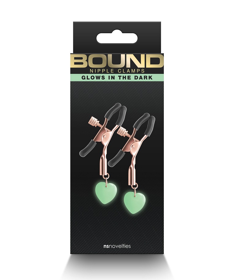 NS Novelties - Bound G3 Nipple Clamps - Gold photo-4
