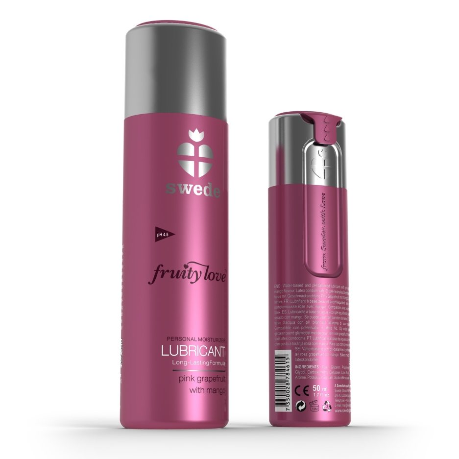 With Fruity Love Lubricant Swede is continuing to create new... Swede - Fruity Lube Grapefruit & Mango - 50ml photo-2