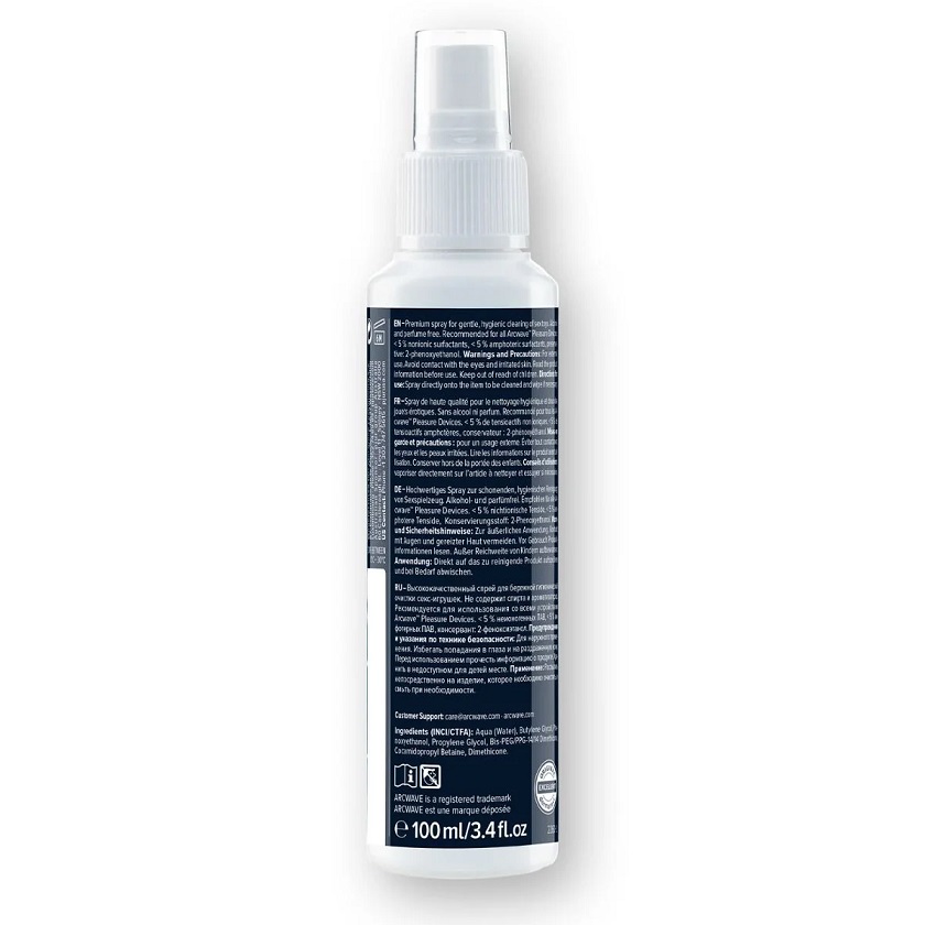 Arcwave Toy Cleaner formulated to keep your toys fresh and h... Arcwave by Pjur - Cleaning Spray - 20ml photo-7