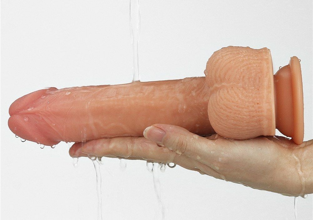 Anthony, from Love Toy Dual-layered Rotating Silicone Natura... Lovetoy - 8.5" Dual Layered Rotating Nature Cock - Flesh photo-8