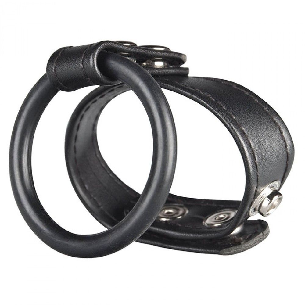 This is a double erection ring made of artificial skin for t... Blueline - Dual Stamina Ring photo
