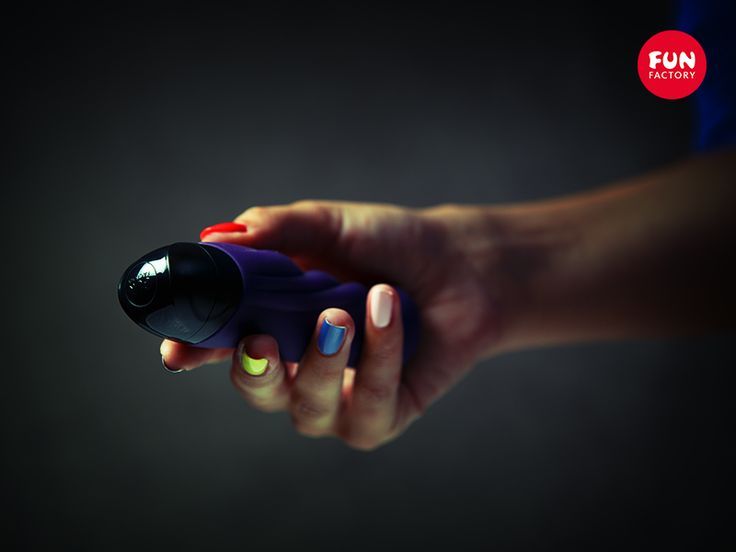 Seriously gorgeous, high-quality smooth silicone multispeed ... Fun Factory - Vibe Meany - Dark Violet photo-5