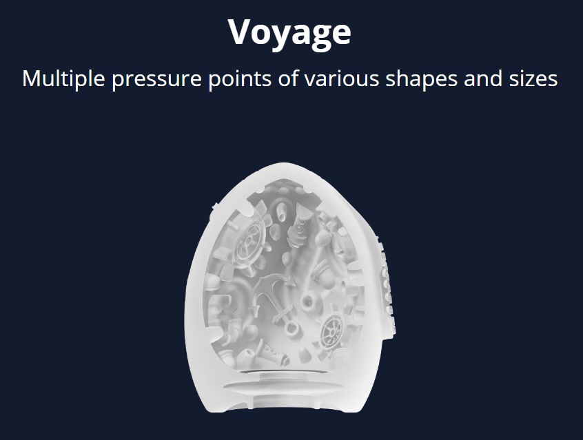 Experience six unique internal textures for different sensat... Lovense - Kraken 6-pack Egg Masturbator photo-6