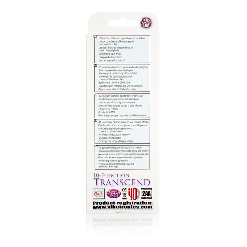 Make time for pleasure and relaxation with the Body & Soul™ ... CEN - Body & Soul Transcend Wired Bullet - Purple photo-10