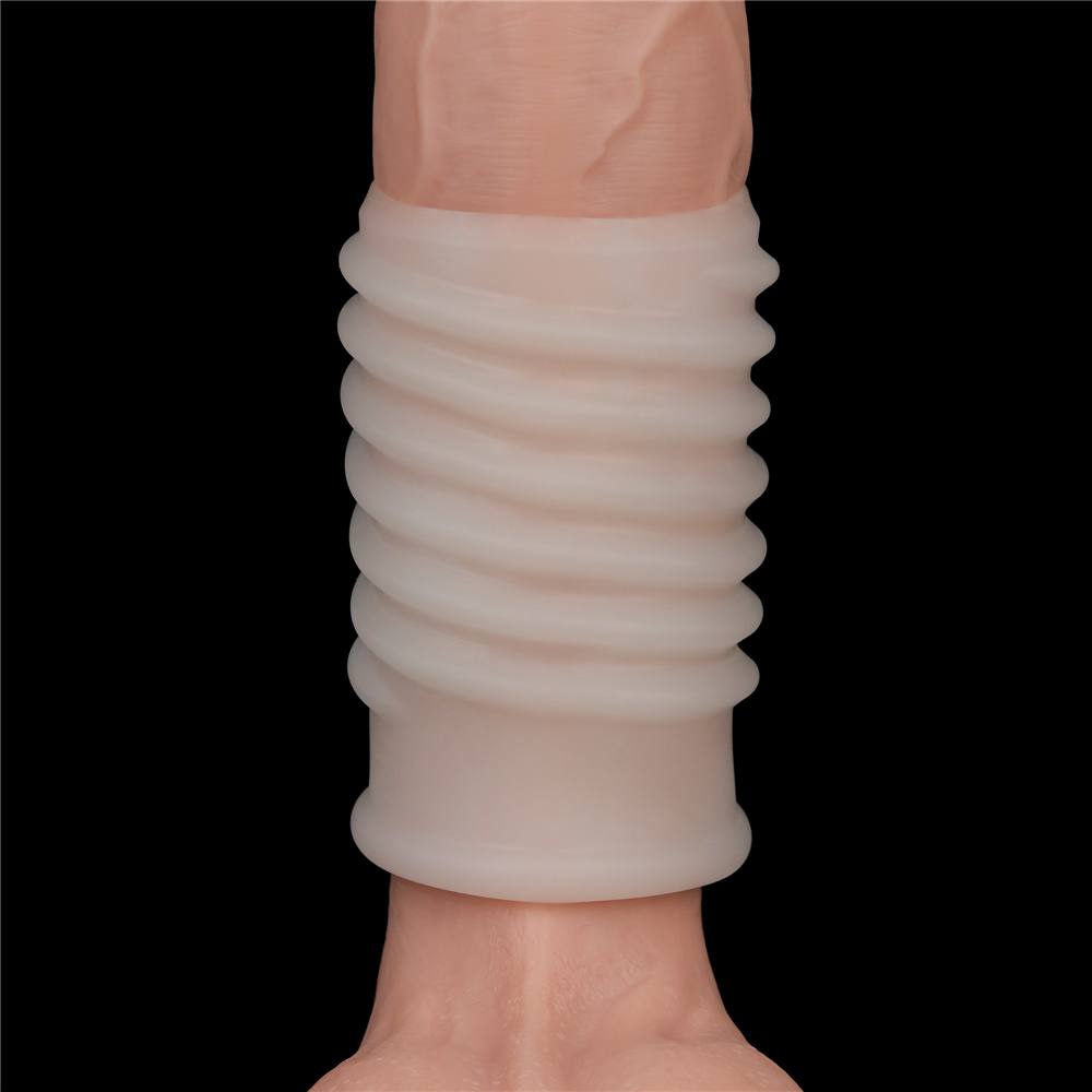 Knights Ring is a great choice for individuals and partners ... Lovetoy - Knights Spiral Vibro Ring - White photo-4