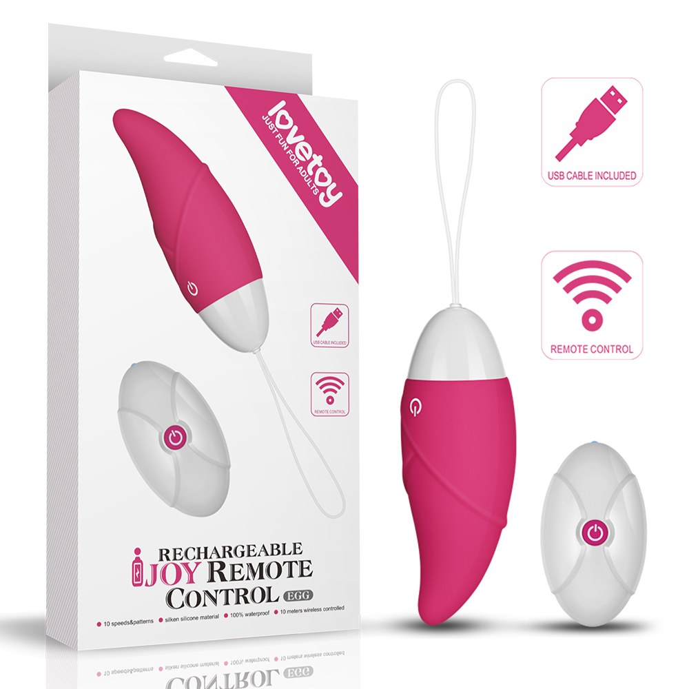 iJoy is a collection of luxurious sex toys expertly designed... Lovetoy - IJOY Wireless Curve Egg - Pink photo-8