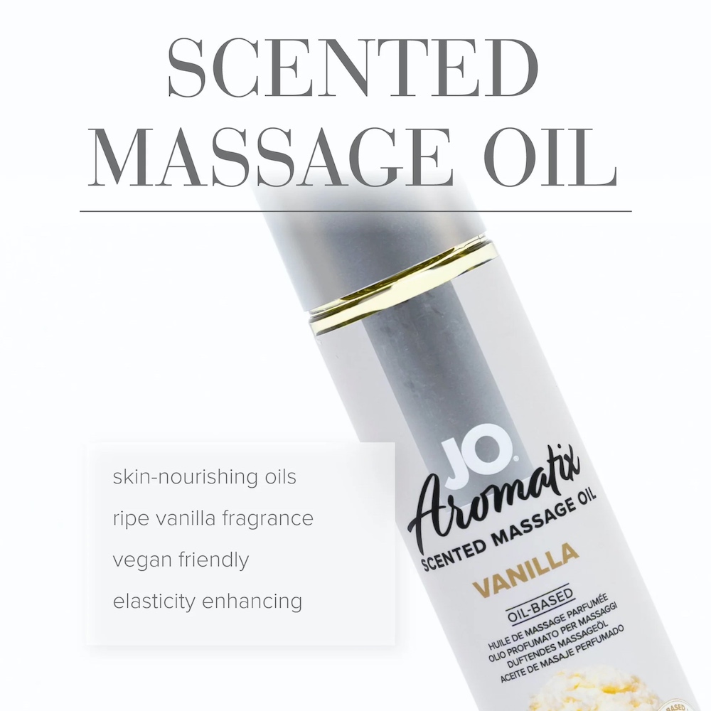 JO Aromatix Massage Oil's unique blend of ingredients ca... JO - Aromatix Vanilla Massage Oil - 120ml photo-4