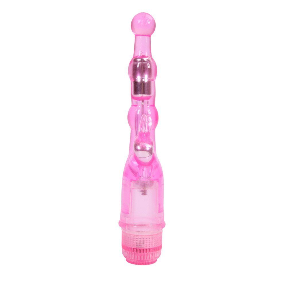 Use your waterproof Naughty Rabbit Vibrator in the tub, show... Aphrodisia - Naughty Rabbit Crystal Stimulator Vibe - Pink photo-7