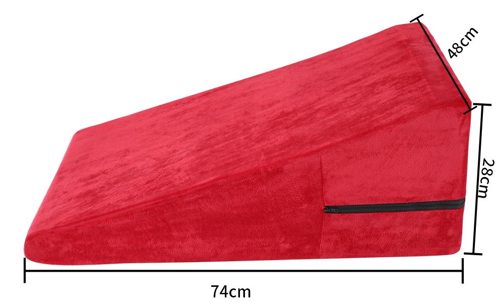 Shaped in ramp, this pillow makes every new sex position eas... MT - Sex Position Pillow Large - Dark Red photo-5