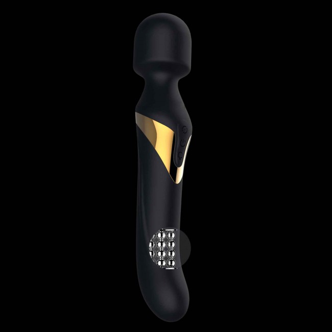 This ultra-soft clitoral stimulator can also be used as G-sp... Dorcel - Dual Orgasms Massager - Black photo-9