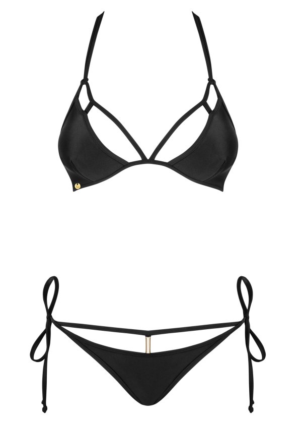 All about the sexy straps! Jump into our ultra-hot and femin... Obsessive - Costarica Bikini - Black - L photo-7
