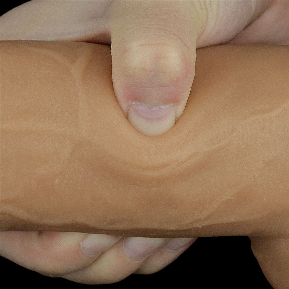 Built to deliver the most lifelike satisfaction, Love Toy Du... Lovetoy - 11" Dual Layer Handle Cock - Flesh photo-14