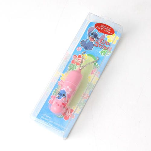 It is a mascot size massager with world popular character St... NPG - Stitch Vibrator - Pink photo-6