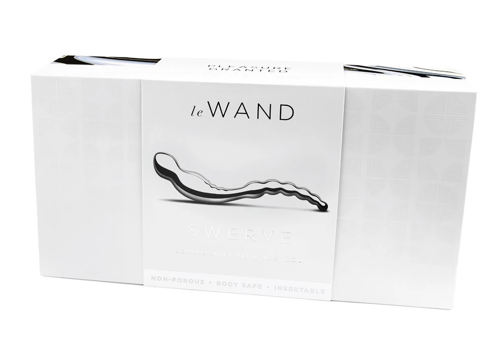 Satiate your desire for the sensation of fullness and weight... Le Wand - Swerve Double Ended Metal Dildo  photo-10