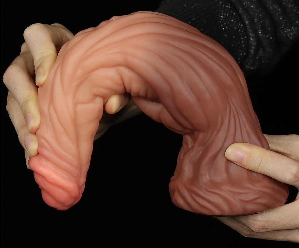 Built to deliver the most lifelike satisfaction, Love Toy Ki... Lovetoy - 9.5" Dual Layered King Sized Cock photo-3