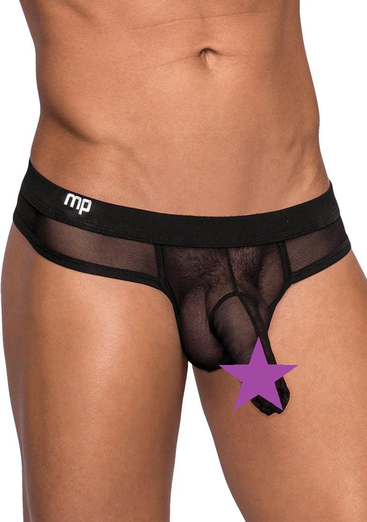 Male Power - Hose Thong - S/M - Black photo
