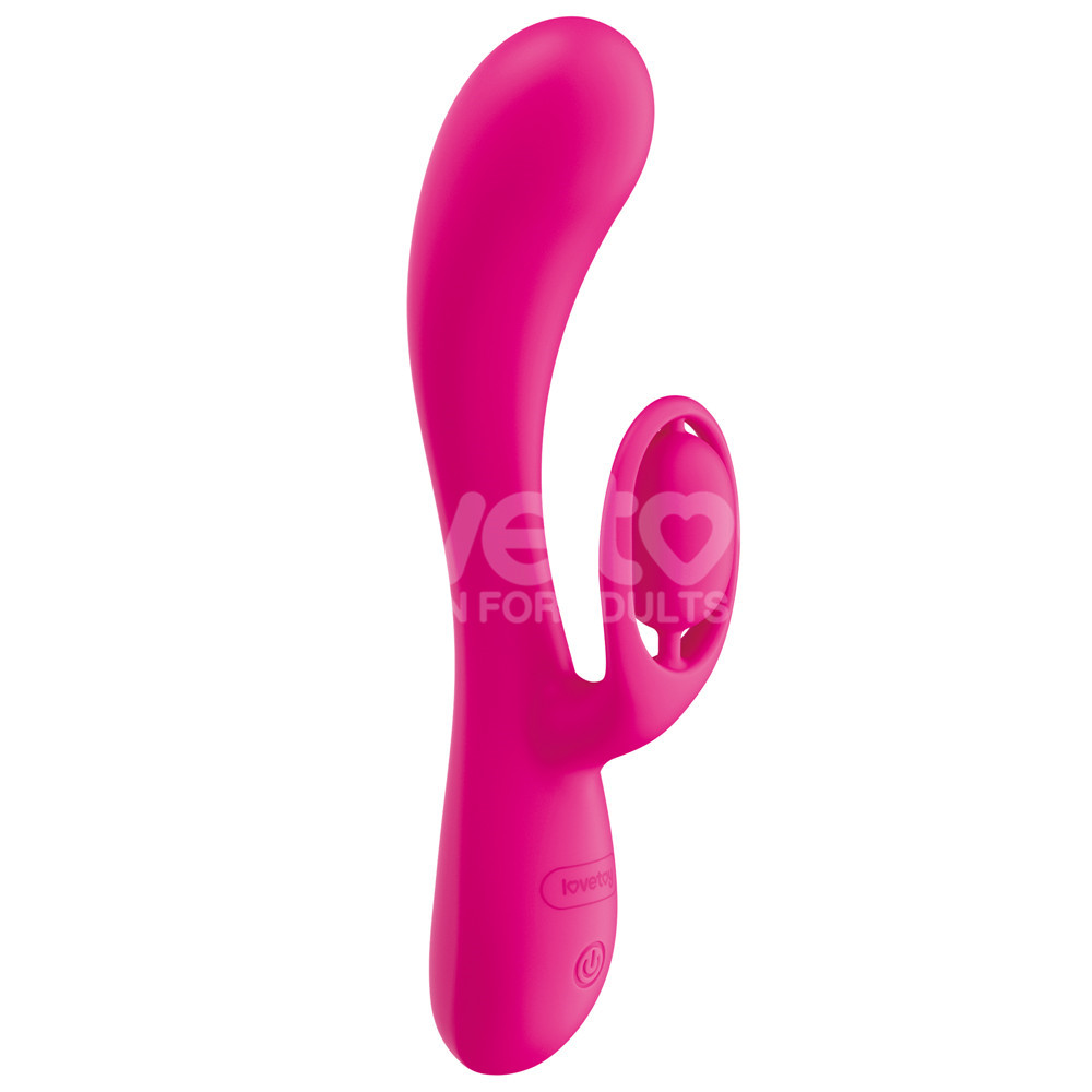 Experience ultimate pleasure with this luxury rechargeable s... Lovetoy - Orbit Rabbit Vibrator - Pink photo-7