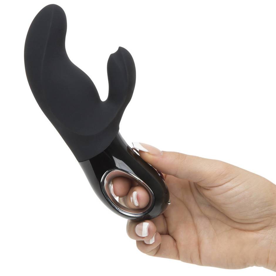 Two rumbling motors. A shape that hugs your curves, hitting ... Fun Factory - Miss Bi - Black photo-9