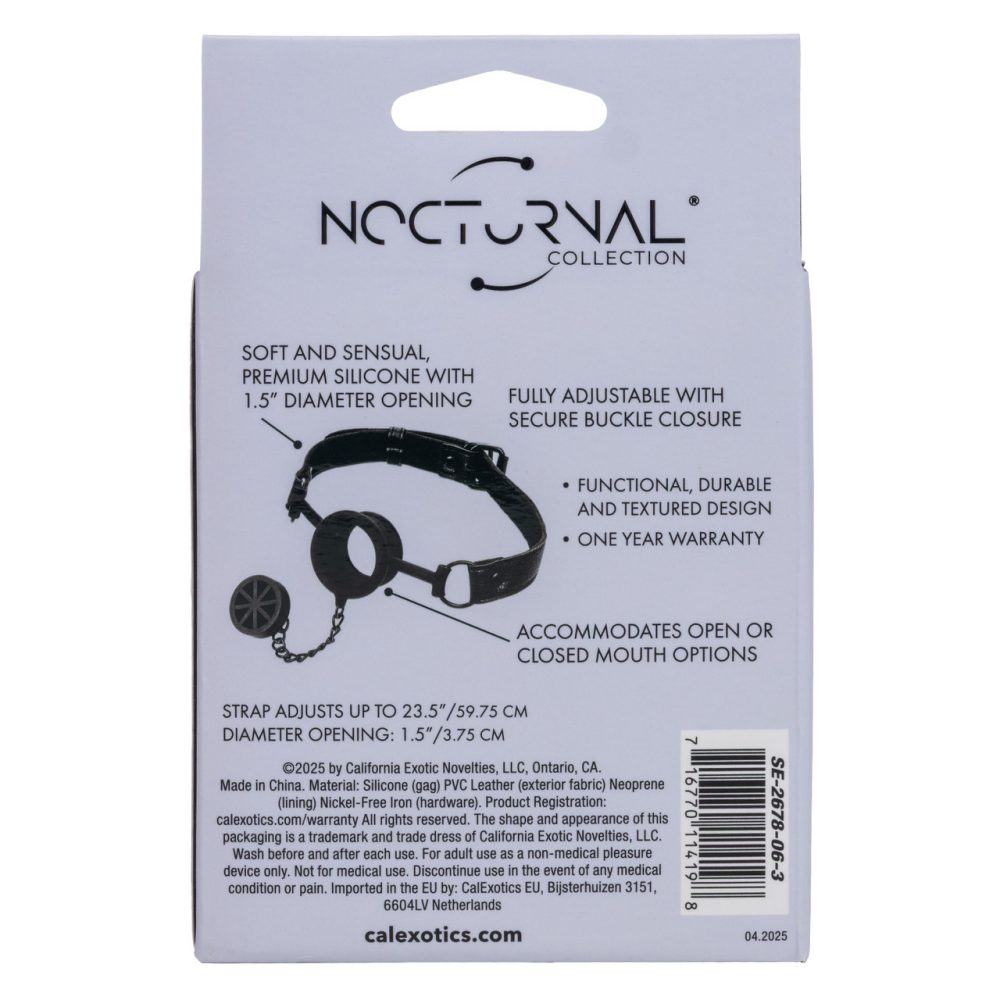 CEN - Nocturnal Stopper Gag - Black photo-5