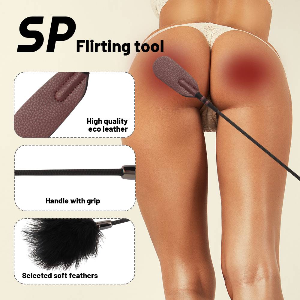Chisa - Crop w Tickler - Brown photo-4