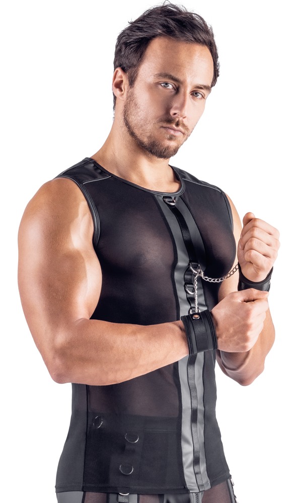 Svenjoyment - Shirt w Hand Cuffs - Black - L photo-3