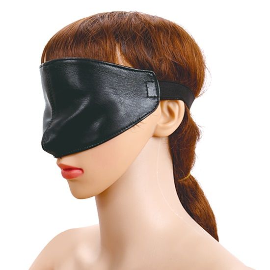 MT - Leather Blindfold 2 photo-2