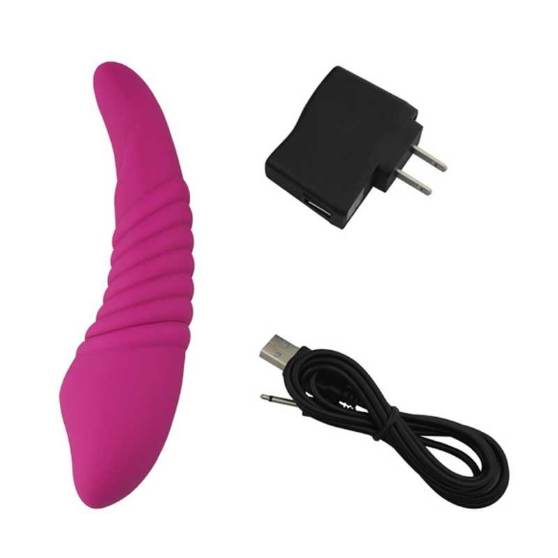 12 frequency female with G point clitoris masturbation stick... Aphrodisia - Finger Fun12-Modes Vibe - Pink photo-2