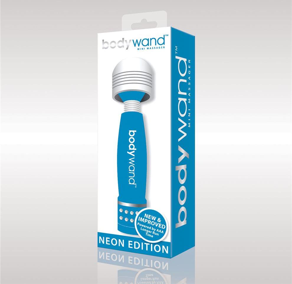 The New & Improved Bodywand Mini Wands are perfect for trave... Bodywand - Mini Massager - Neon Blue photo-4