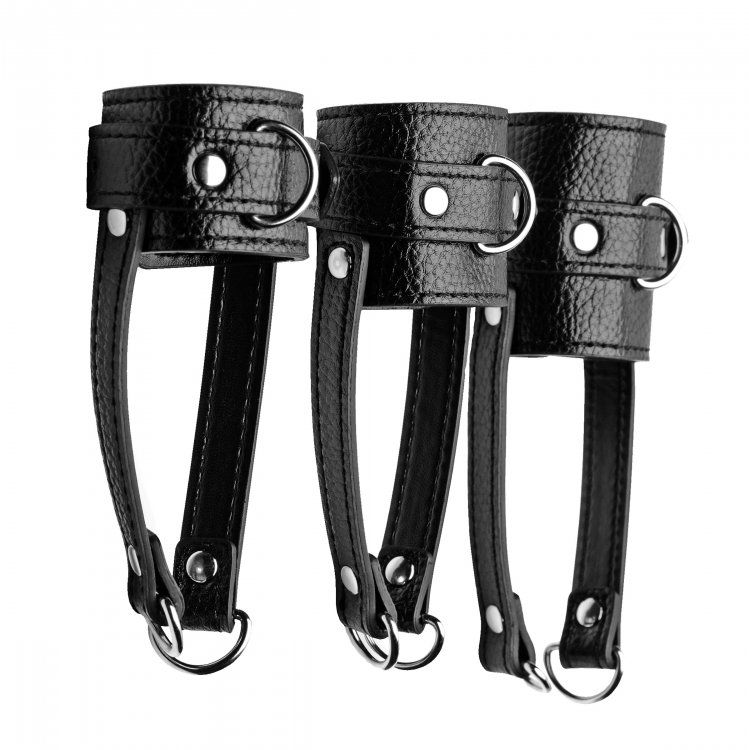 Mistress - 3 Piece Ball Stretcher Training Set - Black photo-3