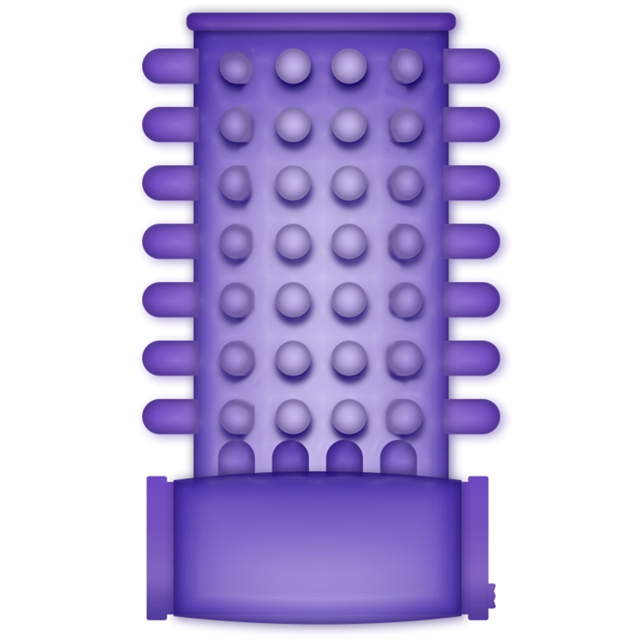 Erection support, incredible vibrations and explosive orgasm... Casual Love - Vibro Sleeve - Purple photo-2