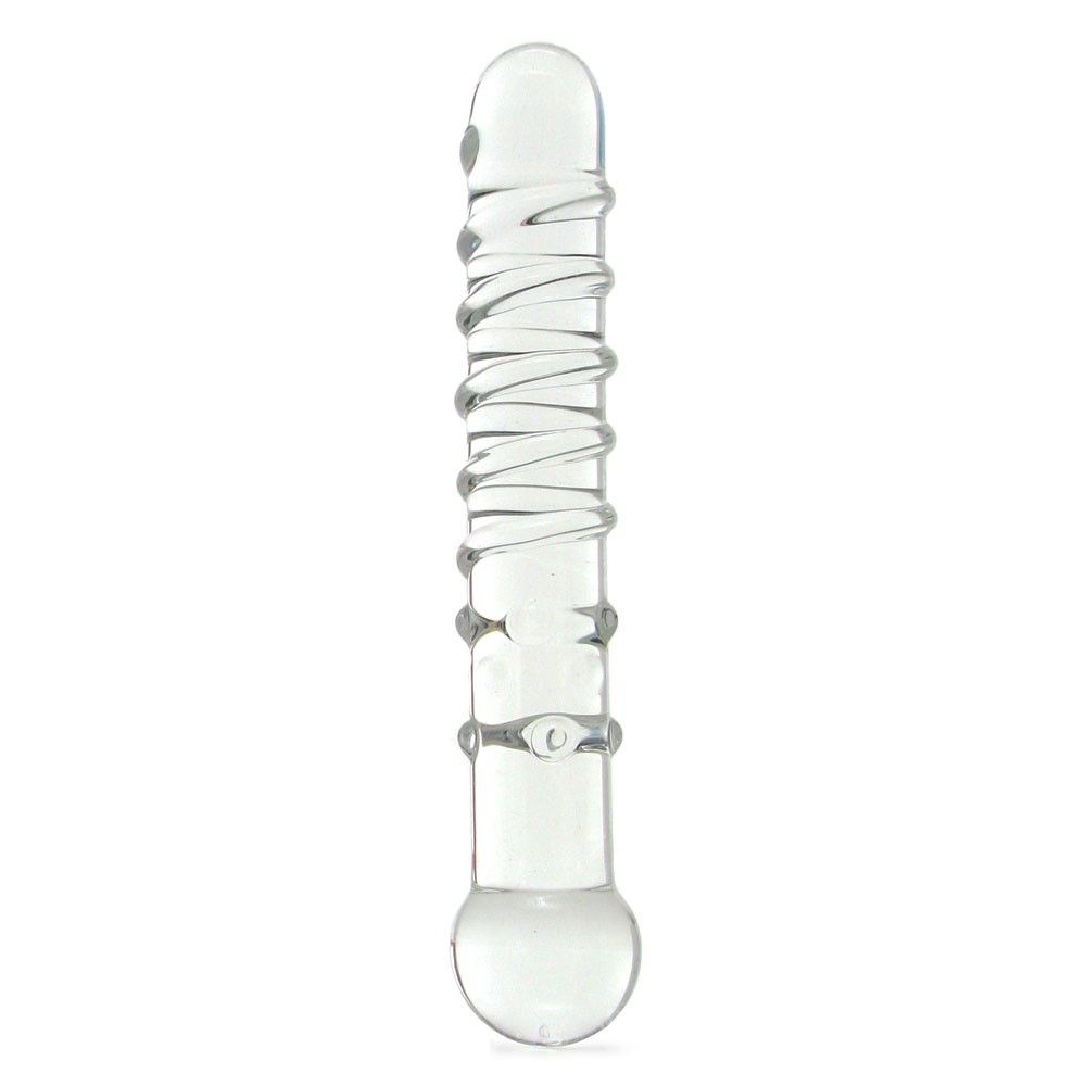 The Callisto Clear Glass Dildo features a minimal design for... Glas - Callisto Clear Glass Dildo photo-3