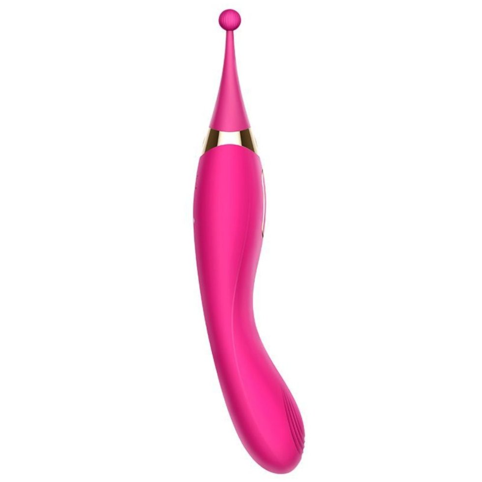 Dual motors with flapping and vibrating replaceable vibrator... Erocome - Dorado - Deep Rose photo-6