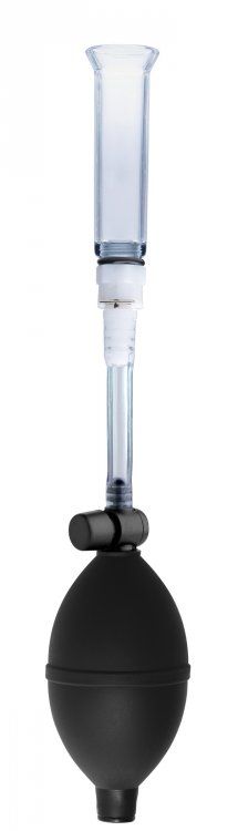 Use this pump to increase sensation in your clitoris, or eve... Size Matters - Clitoral Pumping System with Detachable Acrylic Cylinder photo-3