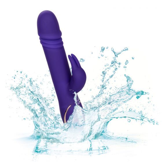 The luxurious Jack Rabbit Signature Collection brings thrill... CEN - Jack Rabbit Signature Thrusting Vibe - Purple photo-7