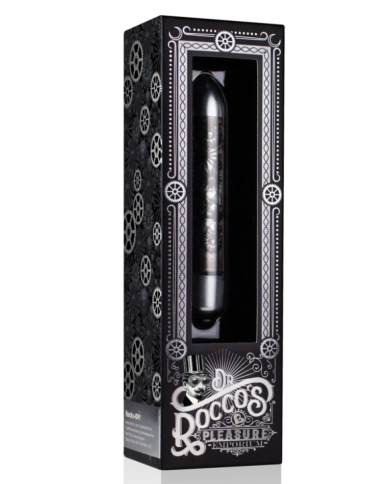 RO-90mm - Dr Rocco will take you on an adventure deep into y... Rocks-off - Night Wish Bullet - Silver/Black photo-5