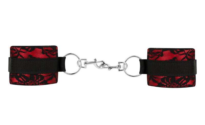 Bedroom Fantasies - Lace Look SM Set 8pcs - Red photo-10