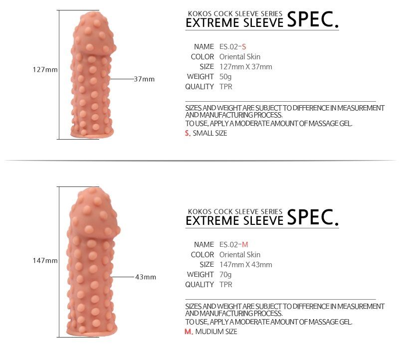 Kokos - Extreme Cock Sleeve 43x145mm photo-8