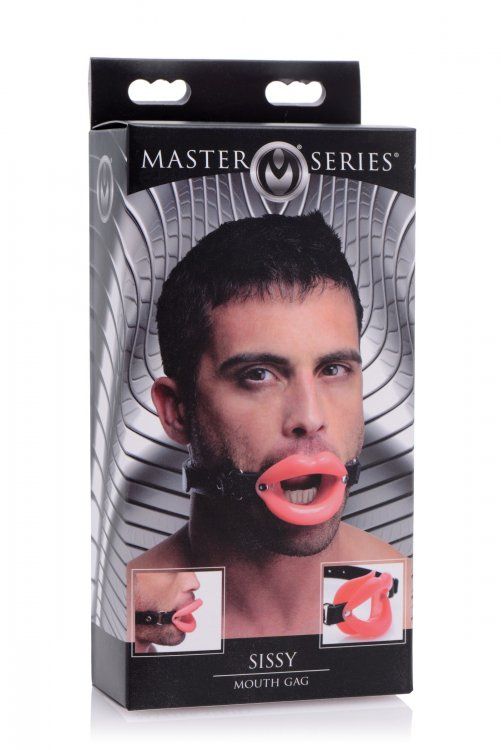 Master Series - Sissy Mouth Gag - Pink photo-7